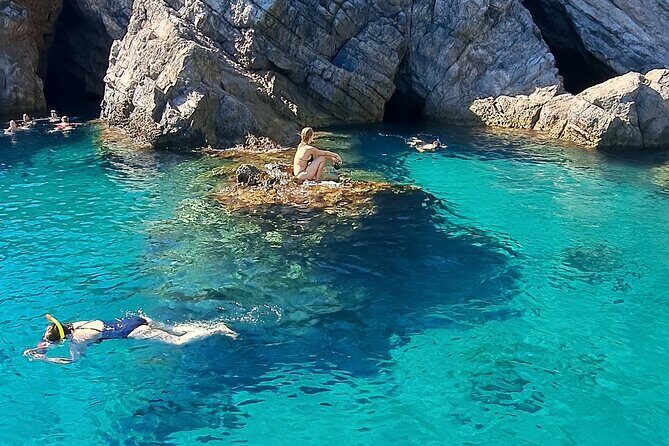 Blue & Green cave,Šunj beach - with drinks small group speedboat - How this half-day speedboat feels in Dubrovnik