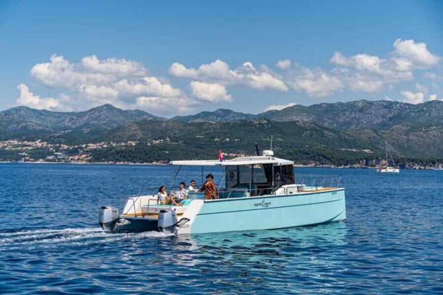 Dubrovnik: Blue Cave Catamaran Tour with Drinks and Snorkel - Getting out of Dubrovnik: why a catamaran feels better than a dash boat