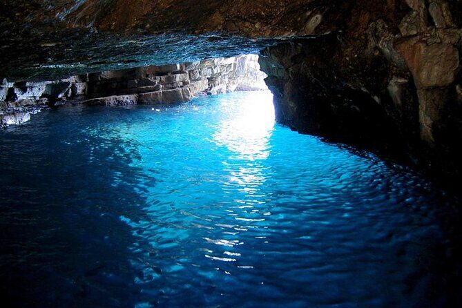 Dubrovnik Cave tour by Speedboat - Stop 1: Lokrum Island cave time plus a real swim moment