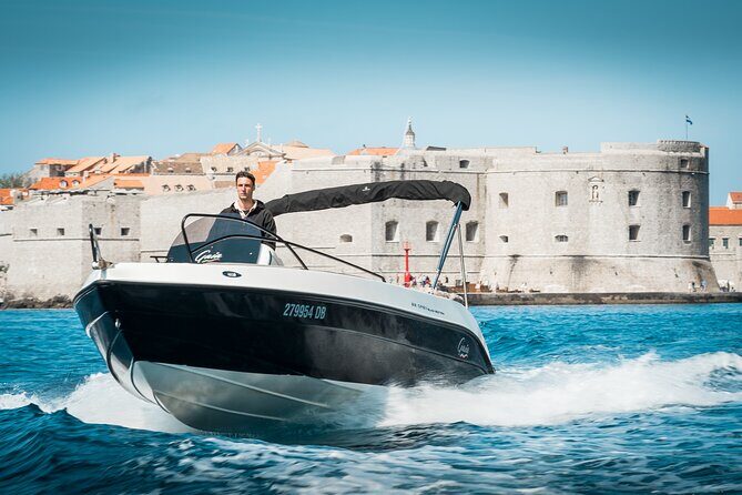 Dubrovnik: Elaphiti Islands 8 hours private tour with a speedboat - Koločep Island and the Blue Cave pause: swim-first time