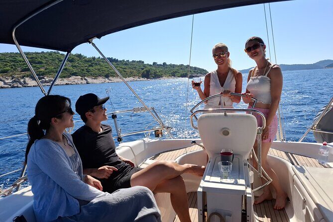 Dubrovnik : Full Day Group Sail Boat Tour to Elaphiti & Blue Cave - Skipper vibe matters: Captain Dragan and the steering experience