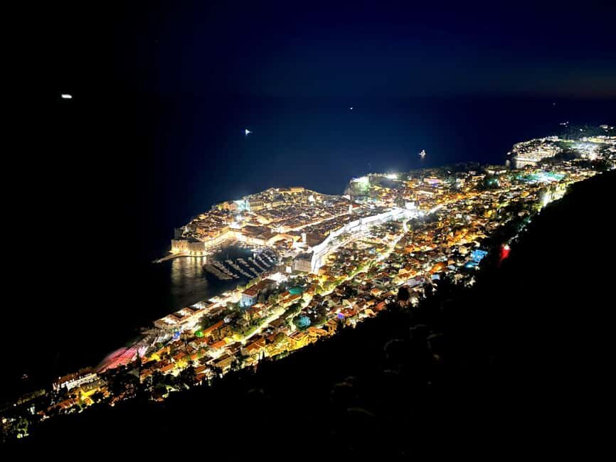 Dubrovnik Night Drive: Lights of the Adriatic - The Dubrovnik Bridge illumination stop: your first skyline moment
