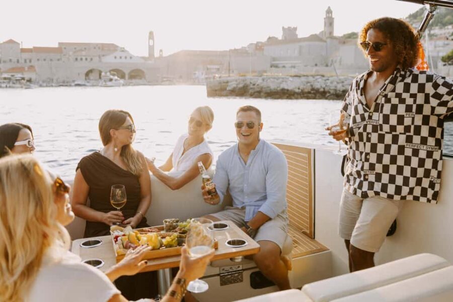 Dubrovnik: Private Boat Cruise at Sunset with Champagne - Lokrum Island: Caves, Curse Stories, and Possible Snorkeling