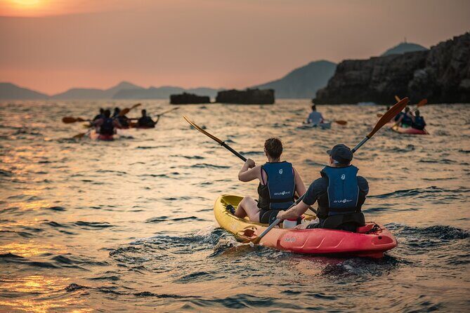 Dubrovnik: Sunset Kayak & Snorkel Tour with Wine & Water - Kolorina Bay: Gear Up, Briefing First, Then You’re Gone