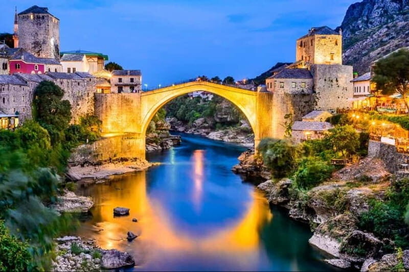 From Dubrovni:Mostar, Kravica Waterfalls, and Kajtaz Tour - Mostar and Kravica in One Shot: How the Day Flows