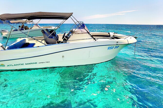 Speedboat Atlantic Marine 750, 4 or 8 hours - Koločep and the Blue Cave Area: High Cliffs, Coves, and Snorkel-Ready Stops
