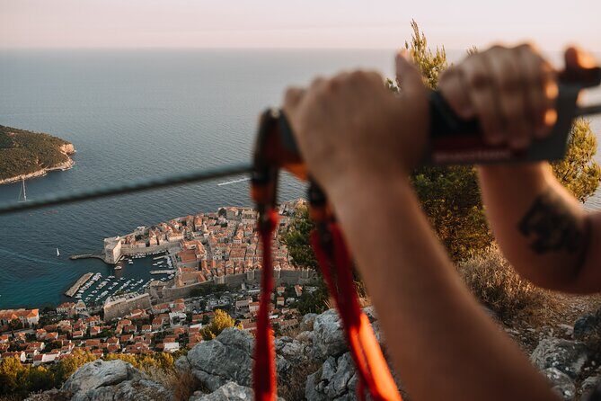 Sunset Zipline Dubrovnik Experience - Riding the two Dubrovnik zipline lines from Mt. Srđ